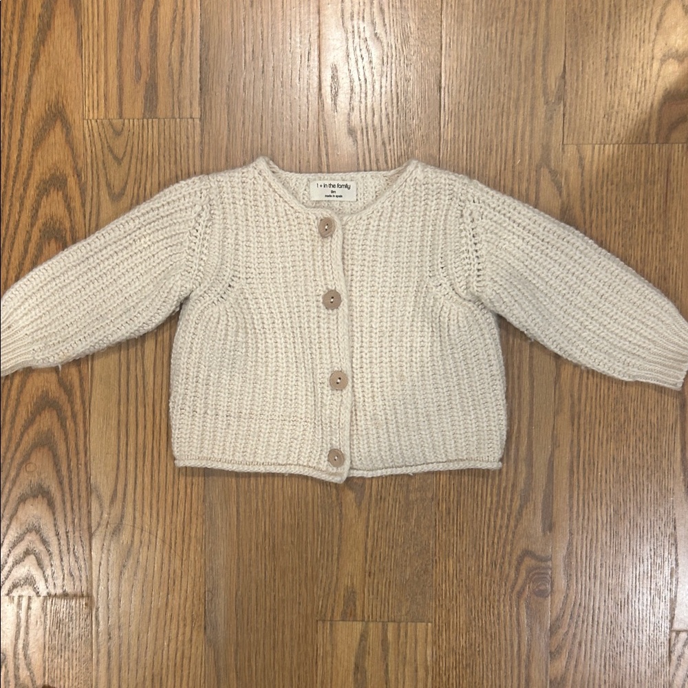 1 + In The Family baby cardigan 9 Months